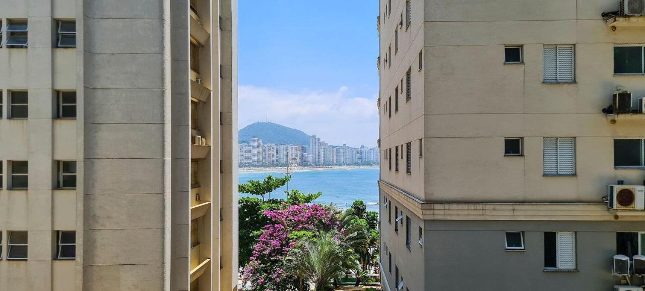 Apto Com Garagem E Lavanderia Em Frente A Praia Guarujá Zewnętrze zdjęcie