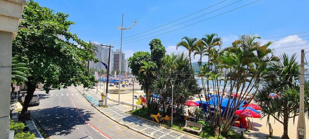 Apto Com Garagem E Lavanderia Em Frente A Praia Guarujá Zewnętrze zdjęcie