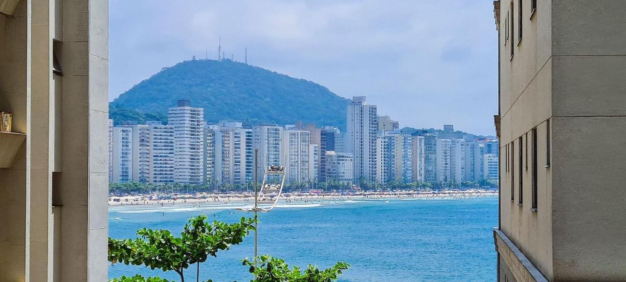 Apto Com Garagem E Lavanderia Em Frente A Praia Guarujá Zewnętrze zdjęcie